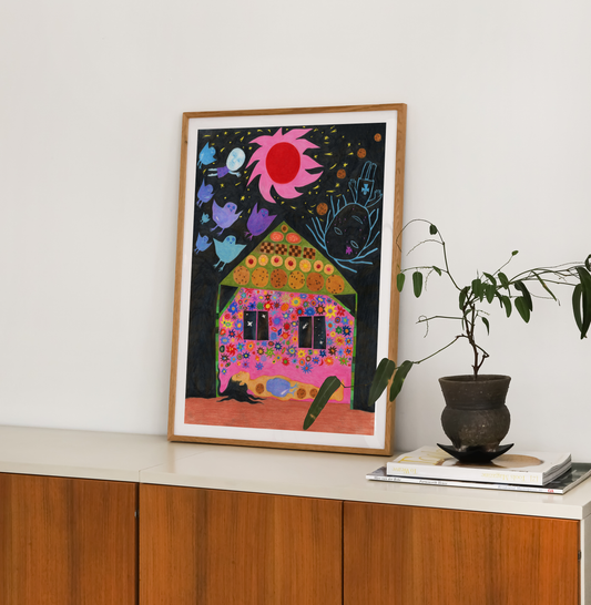 Cookie House Art Print