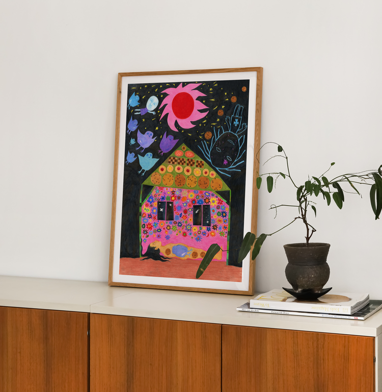 Cookie House Art Print