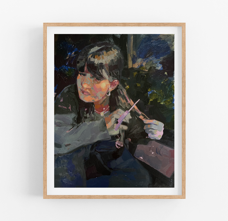 Hair Grows Back Art Print