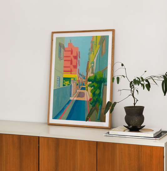 Lego Building Art Print