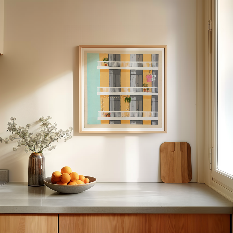 Laundry Day Art Print