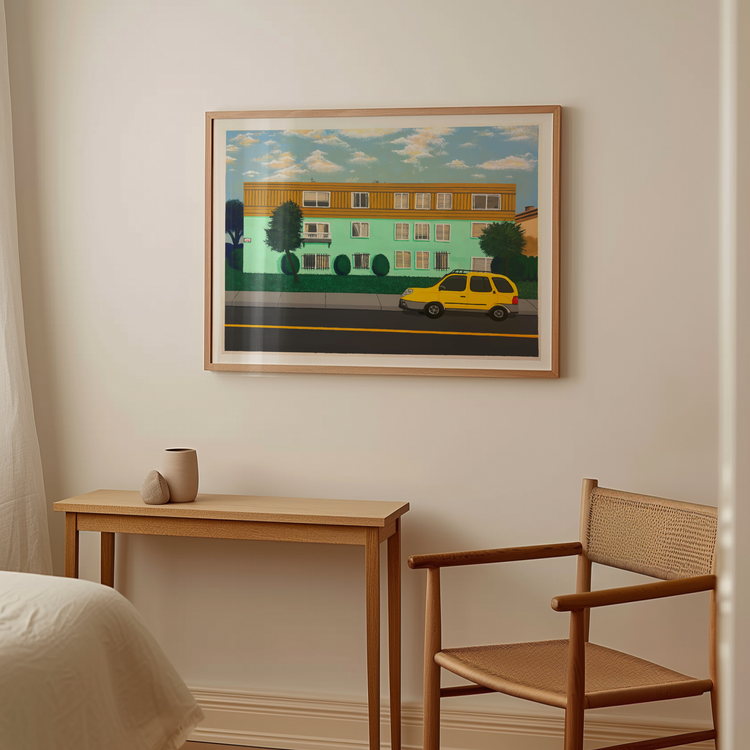 The Luckiest Neighbour Art Print