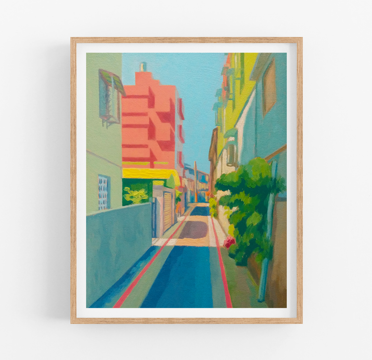 Lego Building Art Print