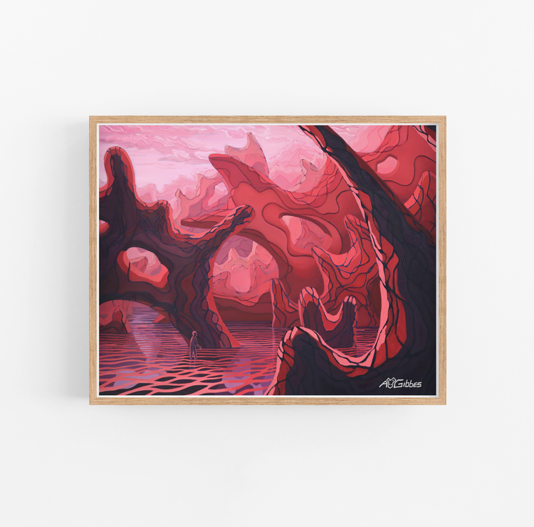 A Long Distance From Somewhere Art Print