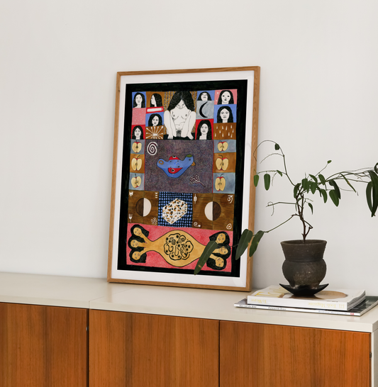 Navel Gazers Art Print