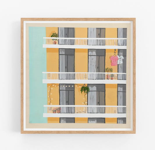 Laundry Day Art Print