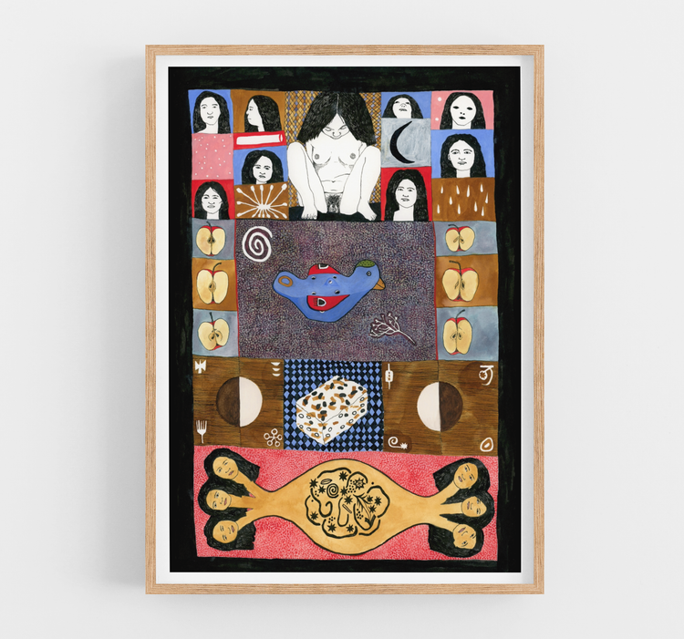 Navel Gazers Art Print