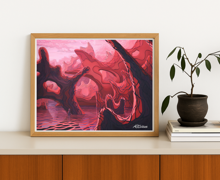 A Long Distance From Somewhere Art Print