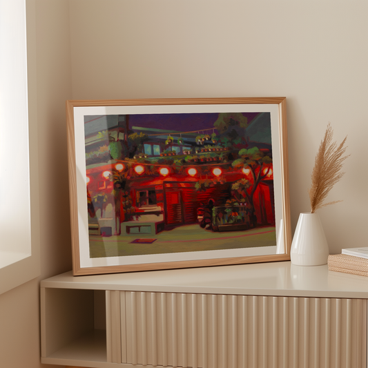 Blooms of Hidden Glow Art Print