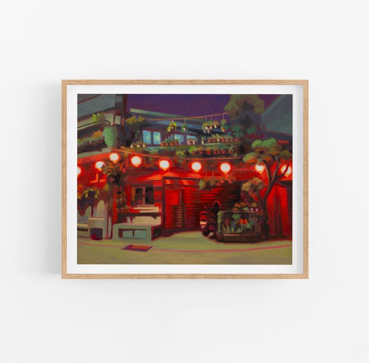 Blooms of Hidden Glow Art Print