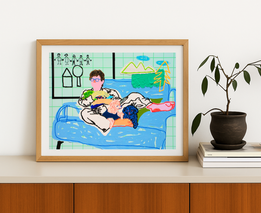 Home is Where Family Is Art Print