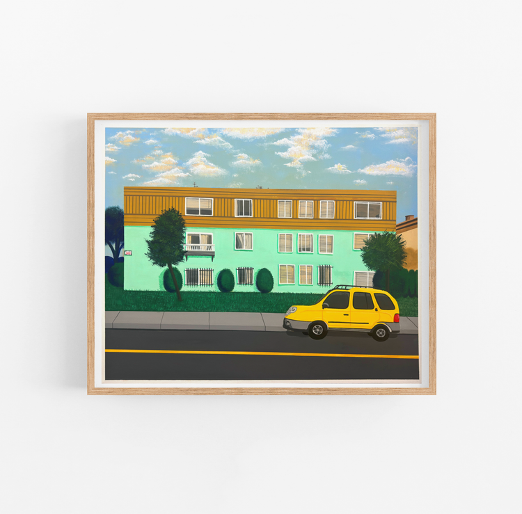 The Luckiest Neighbour Art Print