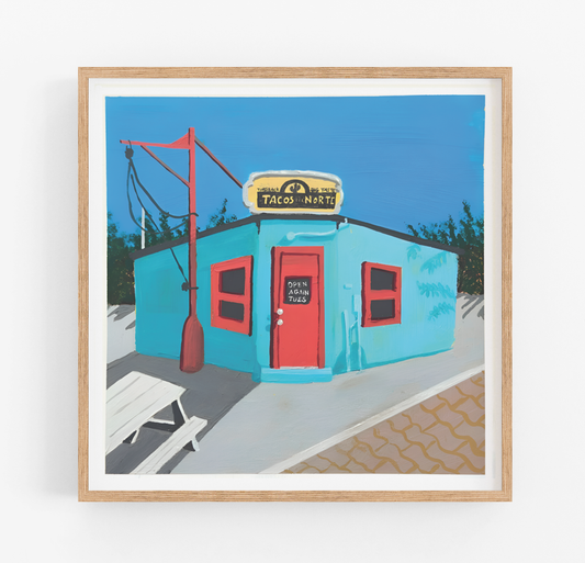 Tacos Del Norte Art Print