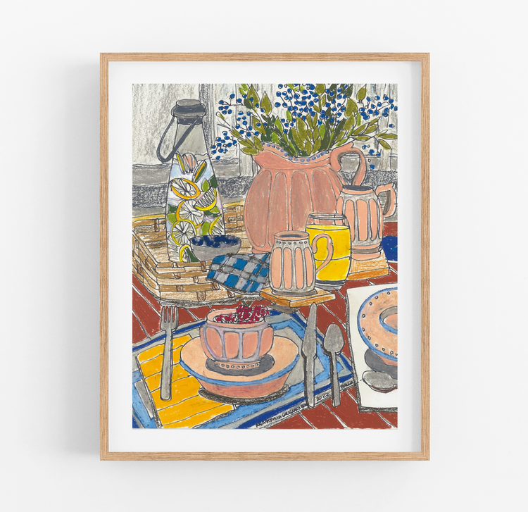 Summer Lunch Art Print