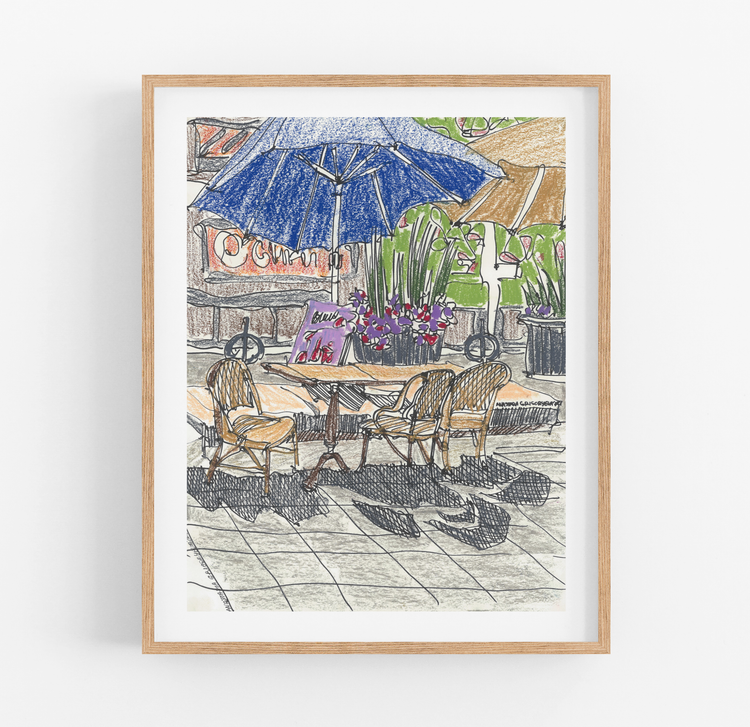 Warm Sunday Art Print