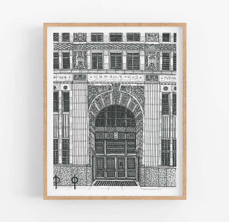 Facades - Canada Permanent Building Art Print