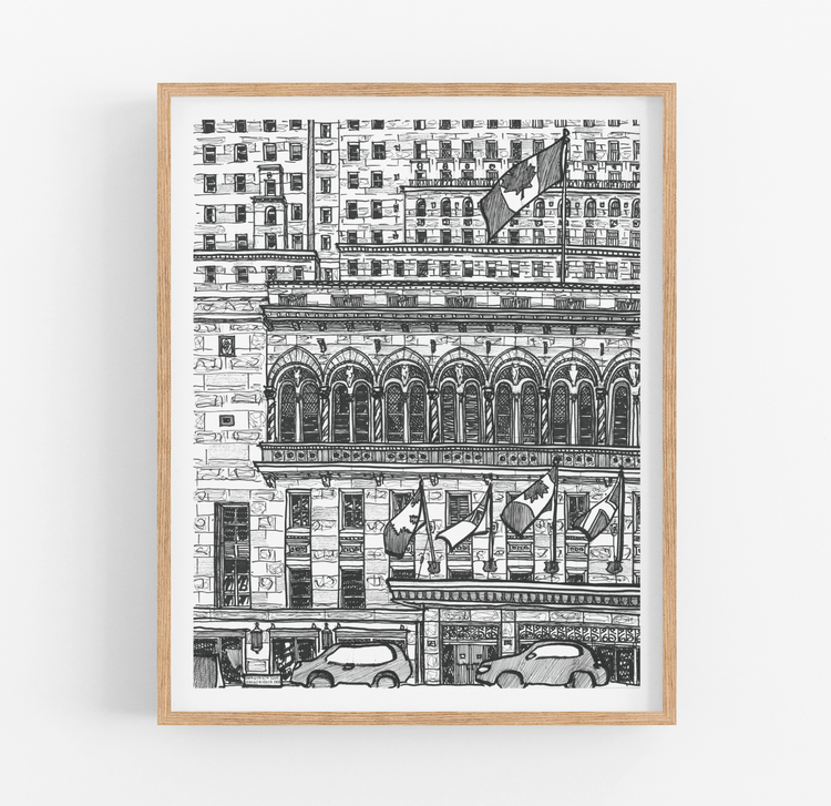 Facades - Fairmont Royal York Art Print