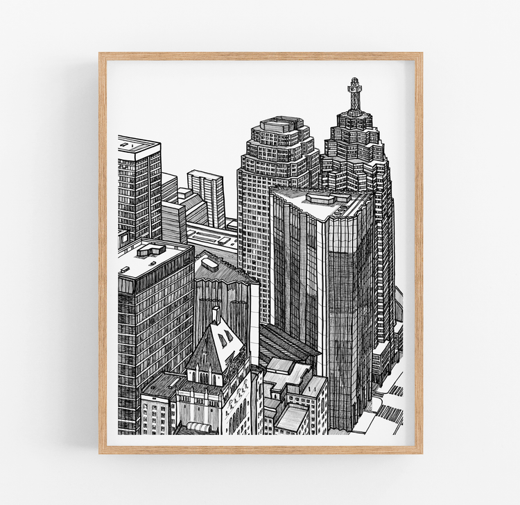 Birds View 2 Art Print