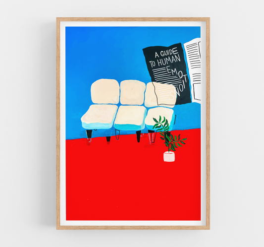 A Guide to Human Emotions Art Print