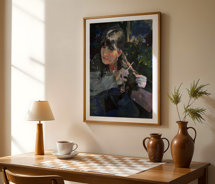 Hair Grows Back Art Print