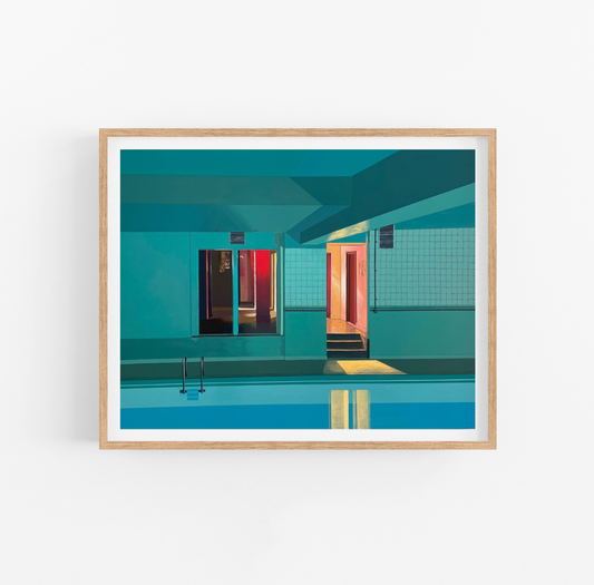 Swim Hour Art Print