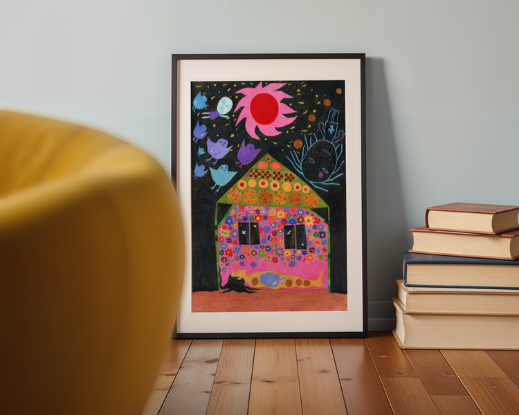 Cookie House Art Print
