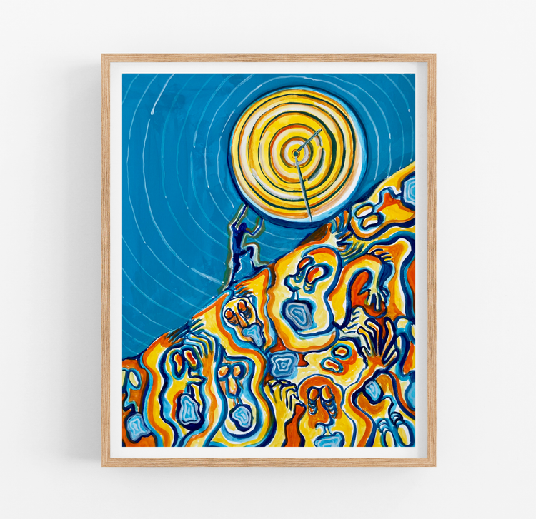 Modern Day Sisyphus Art Print