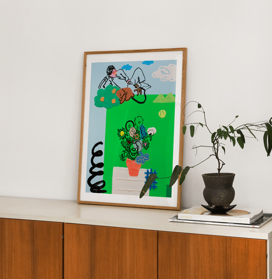 The Green We Shared Art Print