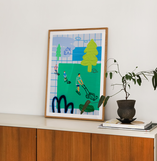 Where The Green Remains Art Print