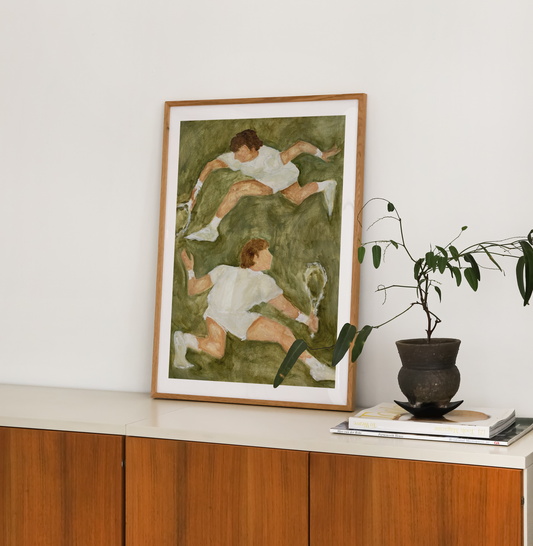 Tennis Art Print