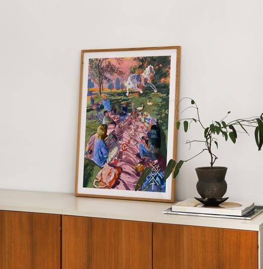 We Should Stay Awhile Art Print