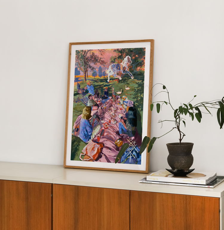 We Should Stay Awhile Art Print