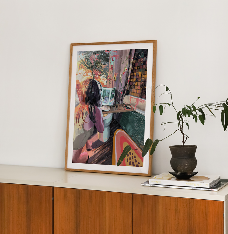 Wasted Hours Art Print