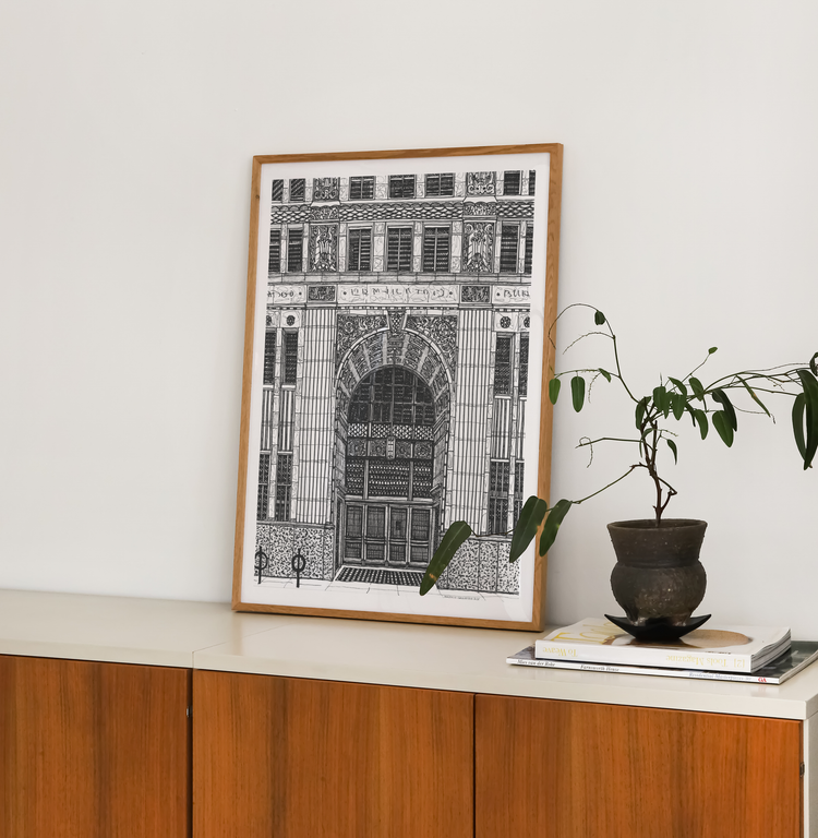 Facades - Canada Permanent Building Art Print