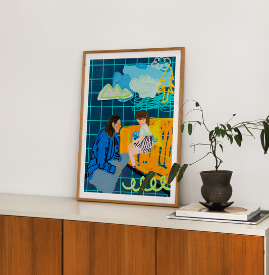 Cherished Moments with You Art Print