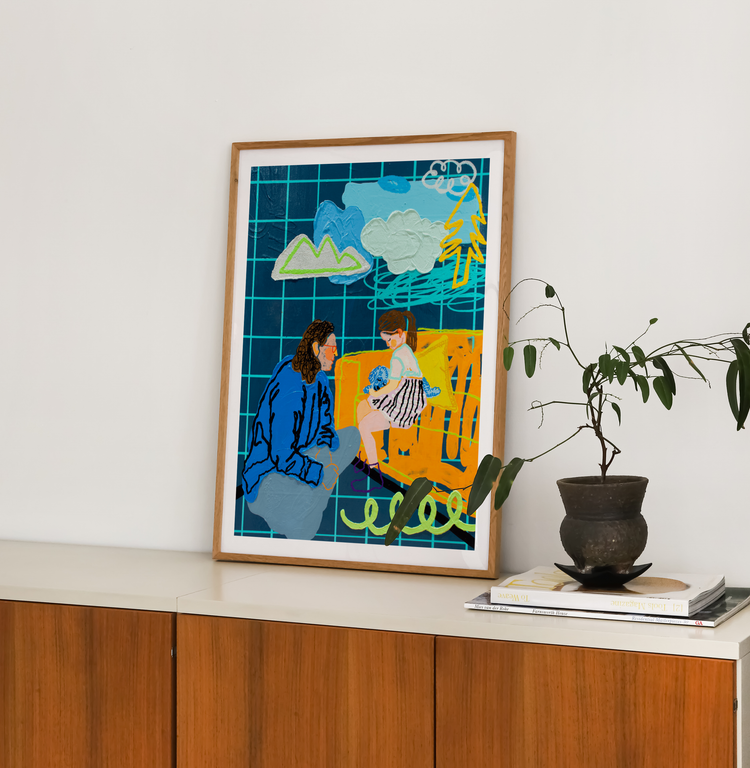 Cherished Moments with You Art Print