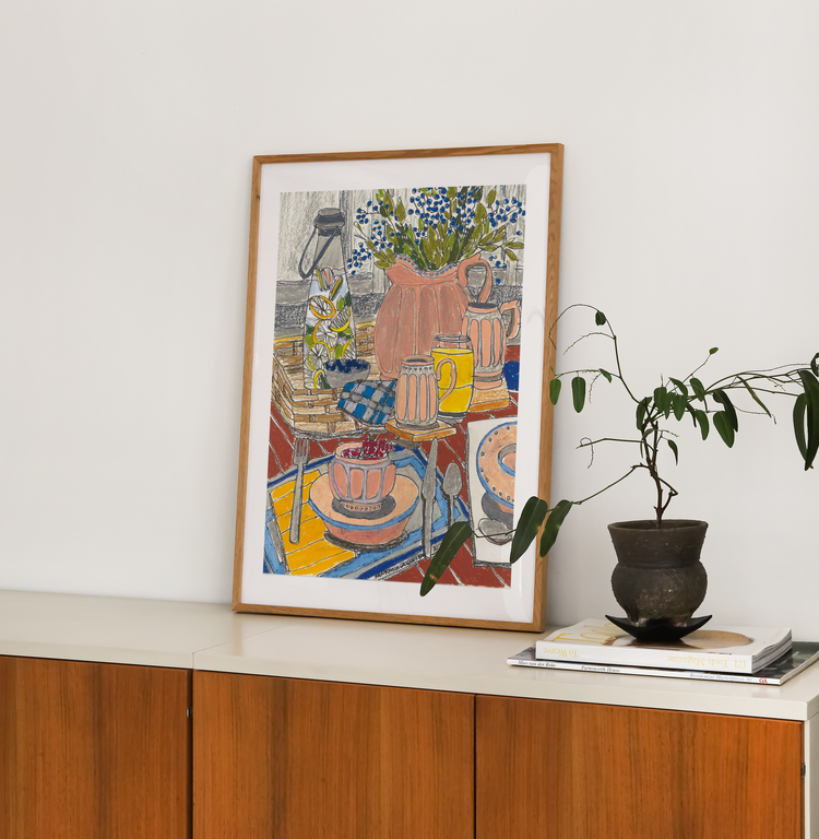 Summer Lunch Art Print