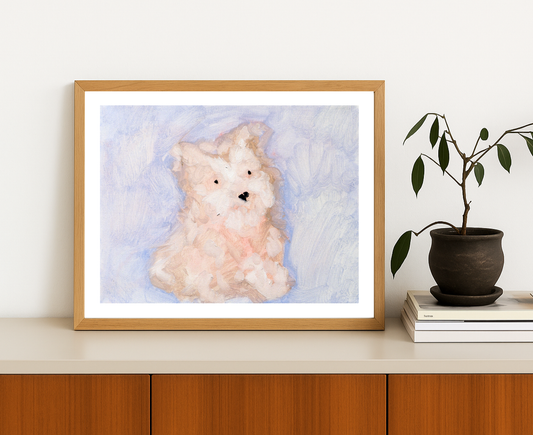 Coconut's Day Off Art Print