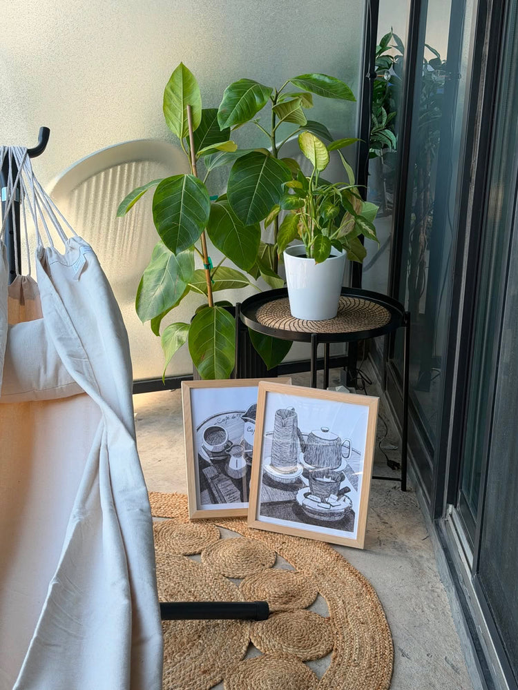 Cafe Moments 1 Art Print