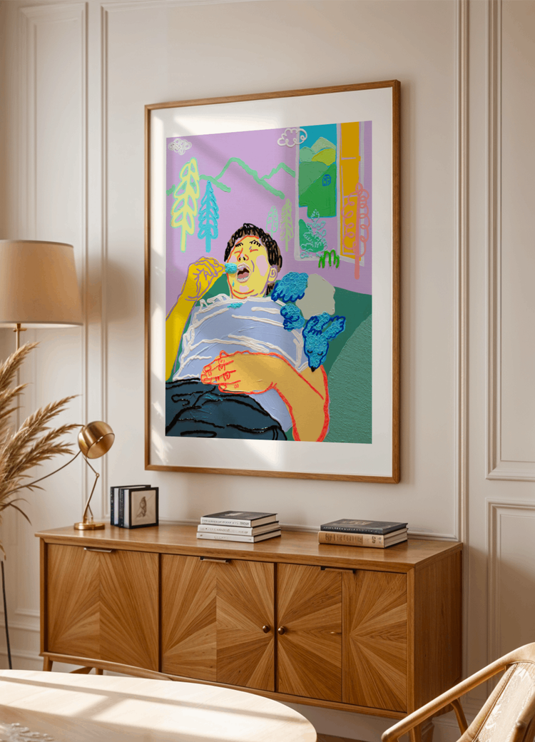 Popsicles Art Print