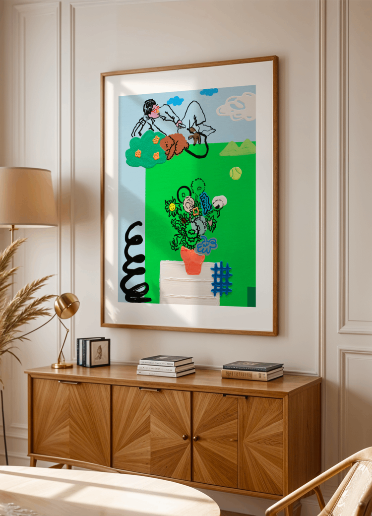 The Green We Shared Art Print