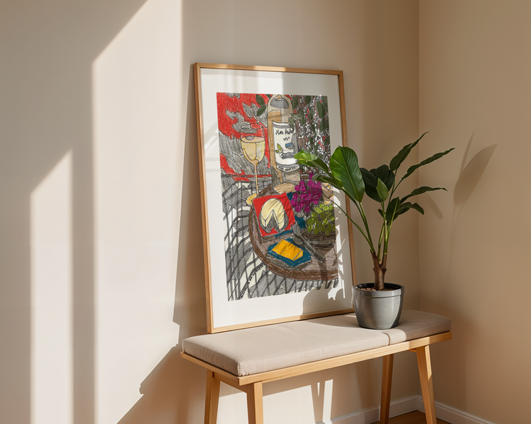 Under the Tree Art Print