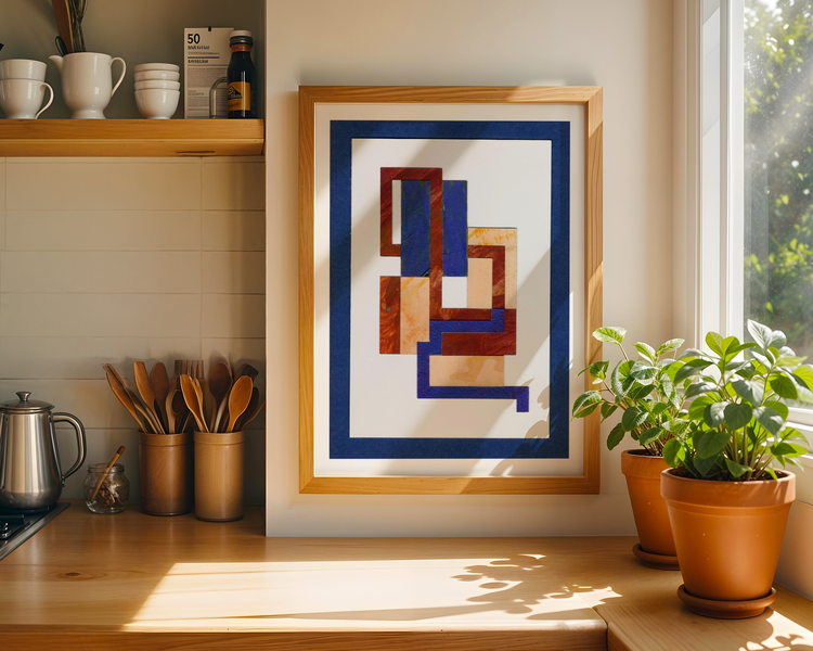 Equilibrium in Paper Collage Art Print