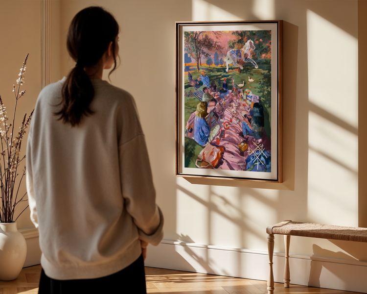 We Should Stay Awhile Art Print