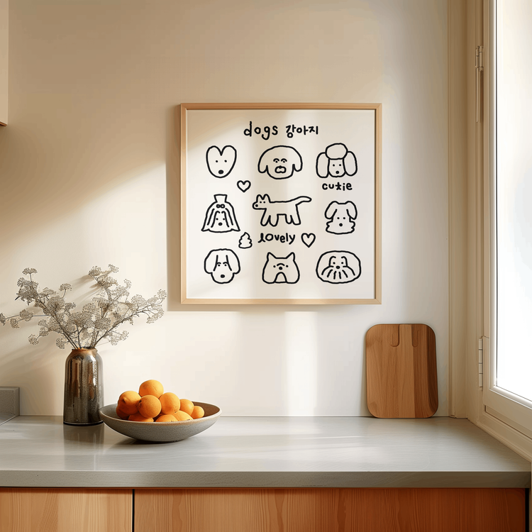 Dogs Art Print