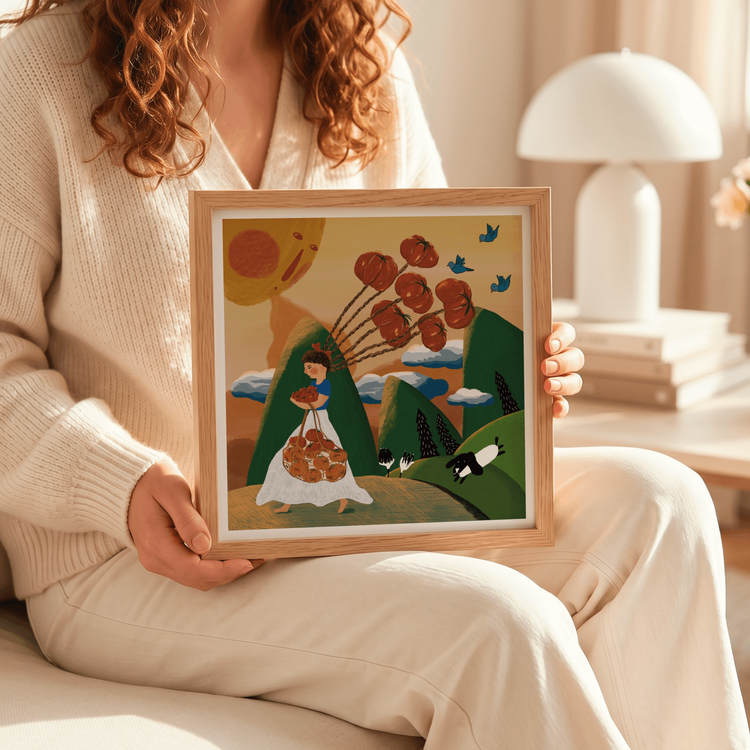 The Tomato Girl Art Print