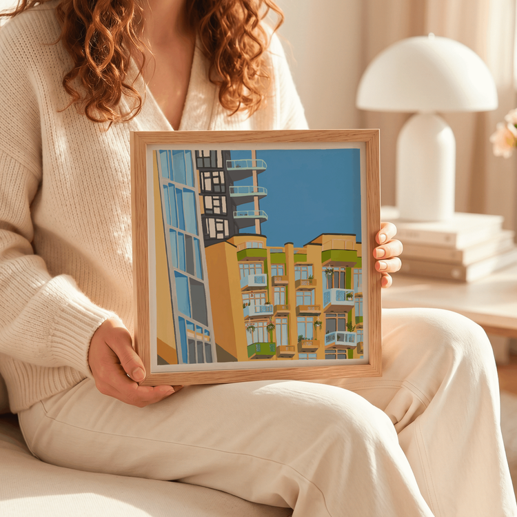Urban Gardens Art Print