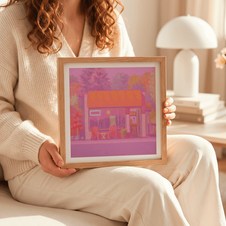 Orange Brew Art Print