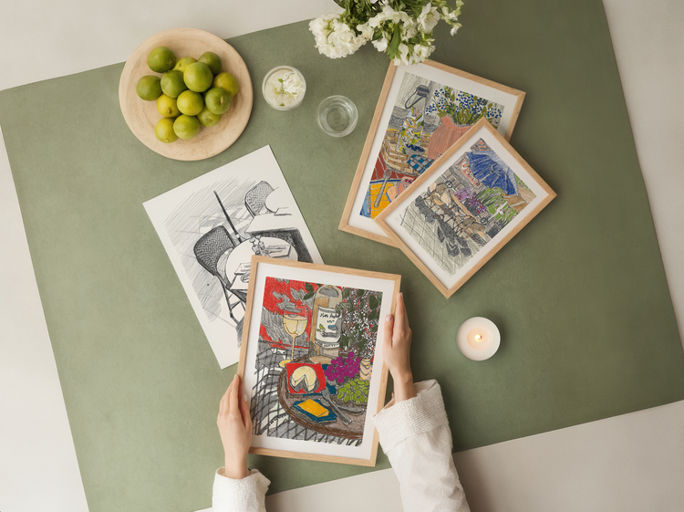 Under the Tree Art Print