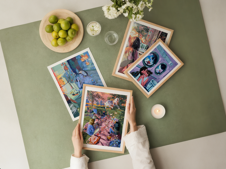 Preoccupied Art Print